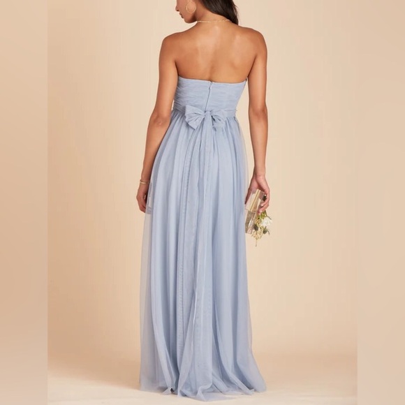 Birdy Grey Christina Convertible Tulle Dress In Dusty Blue. New With Tags. - Picture 4 of 16